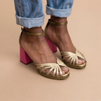 Sommerfeld™ | Elegant Gold Block Heels
