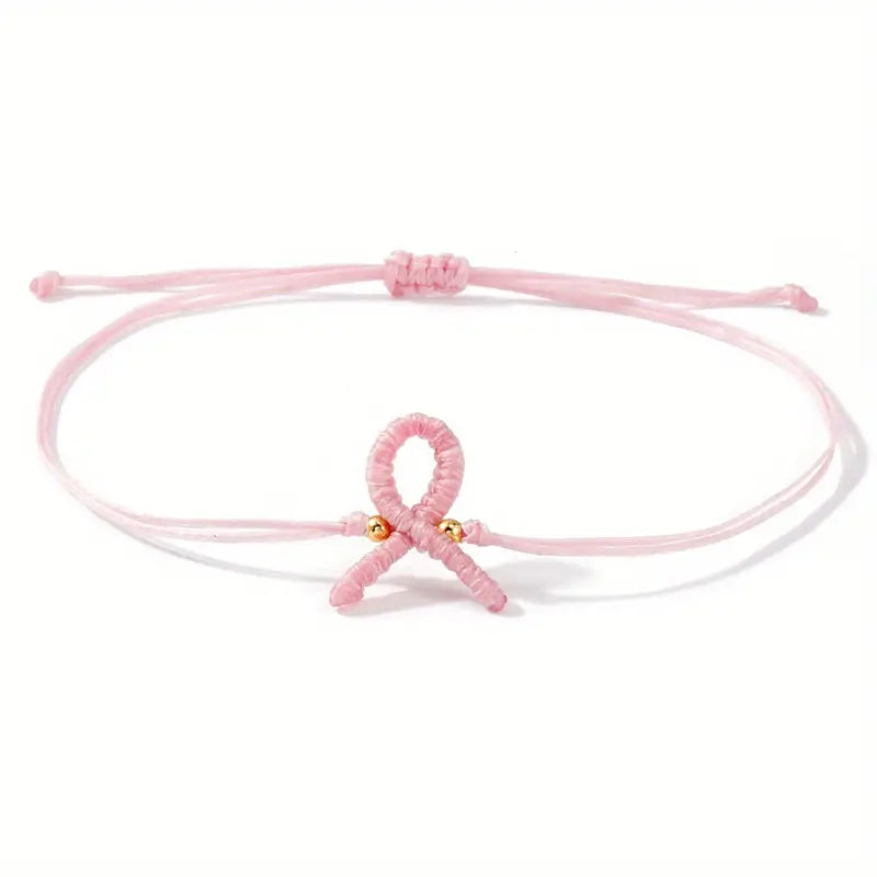 Perlenarmband zur Unterstützung von Brustkrebs – 1+1 Angebot