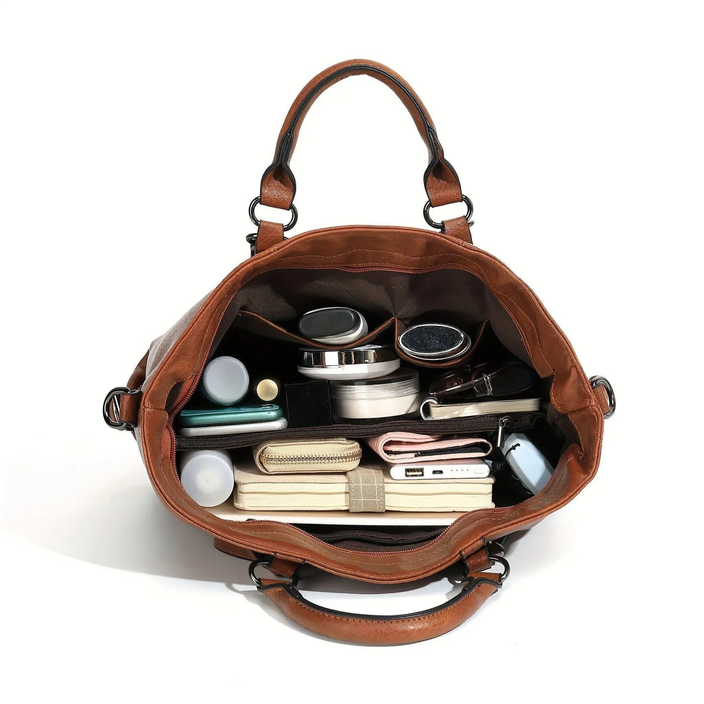 Anita | Retro Kunstleder Handtasche
