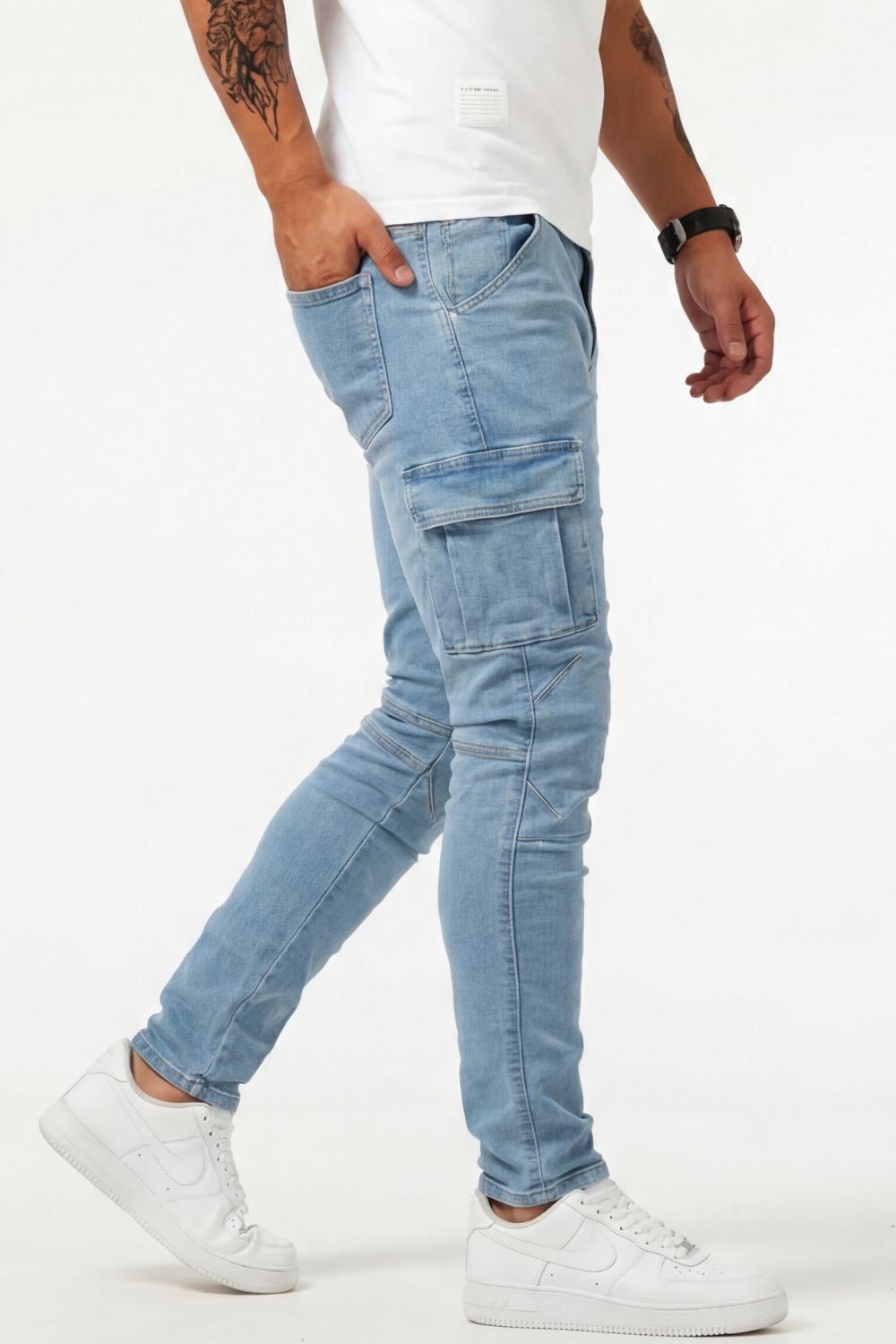 Sommerfeld | Herren Elastische Cargo-Jeans (Kaufe 1, Erhalte 1 GRATIS)