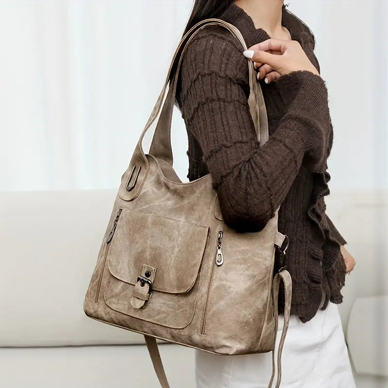 Vera | Kunstleder Schultertasche