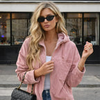 Sommerfeld | Kapuzen-Cordjacke mit Zip