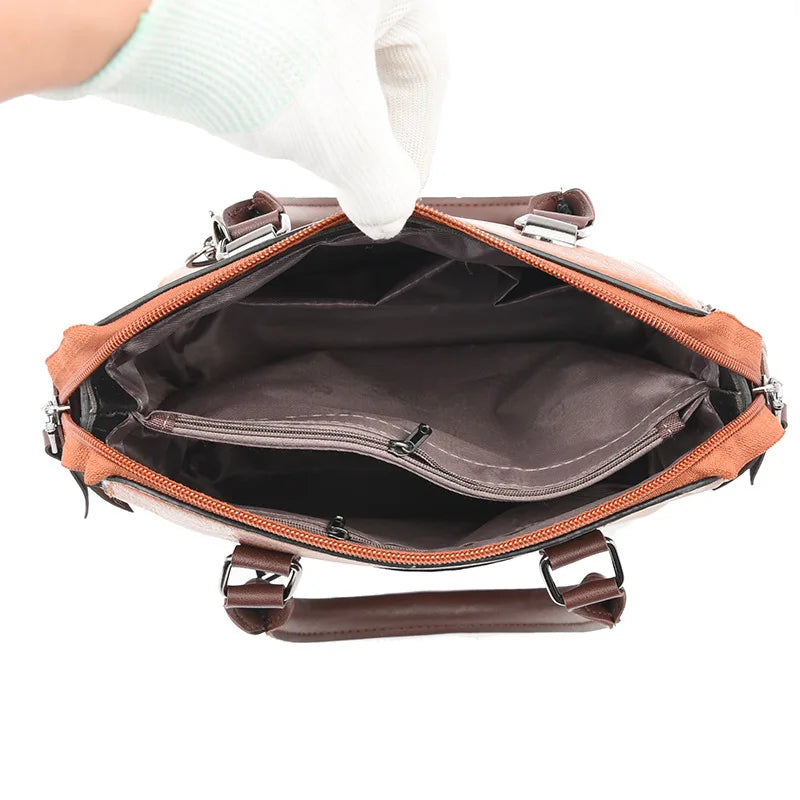 Britta | Damen Schultertaschen aus Verbundmaterial