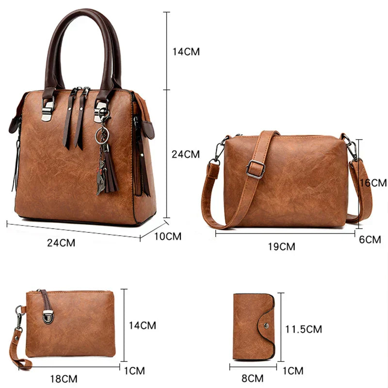 Britta | Damen Schultertaschen aus Verbundmaterial