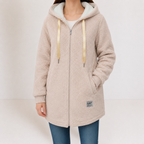 Leonie | Teddy Fleecejacke mit Kapuze