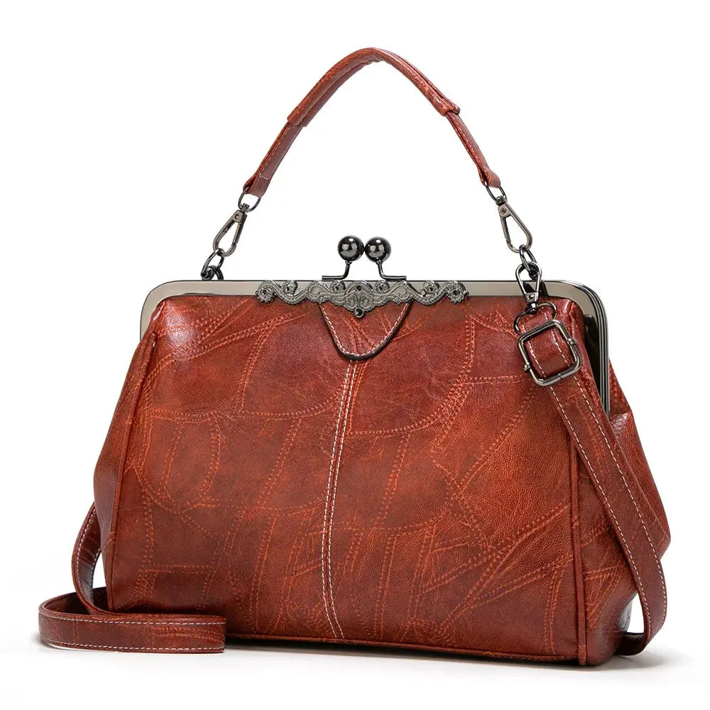 Anki | Vintage-Inspirierte Klassische Ledertasche