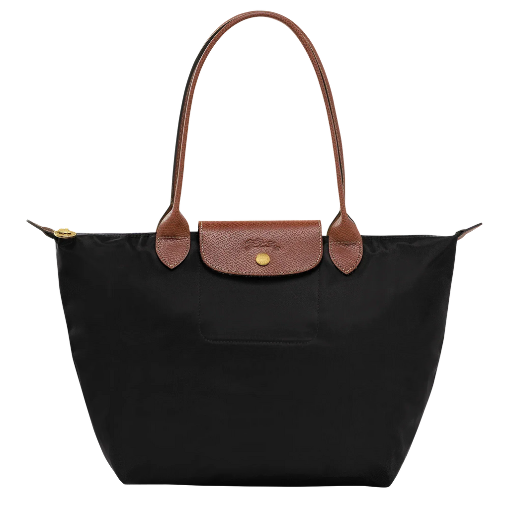 Schwarzer Falt-Shopper