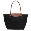 Schwarzer Falt-Shopper