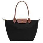 Schwarzer Falt-Shopper