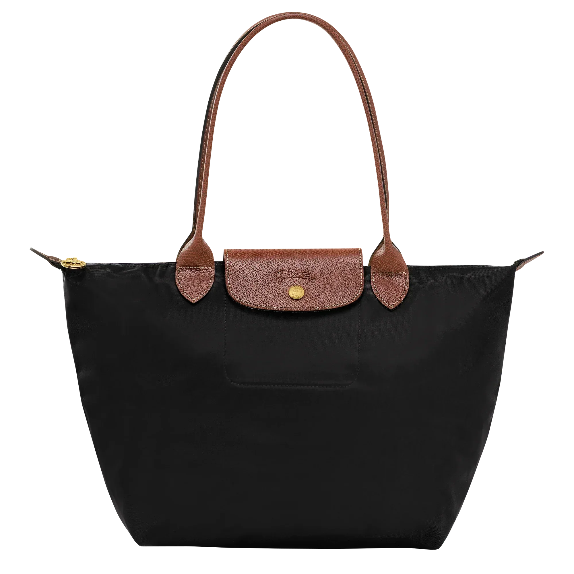 Schwarzer Falt-Shopper