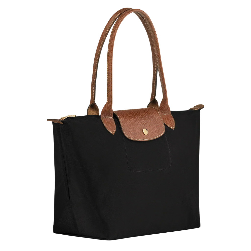 Schwarzer Falt-Shopper