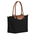 Schwarzer Falt-Shopper