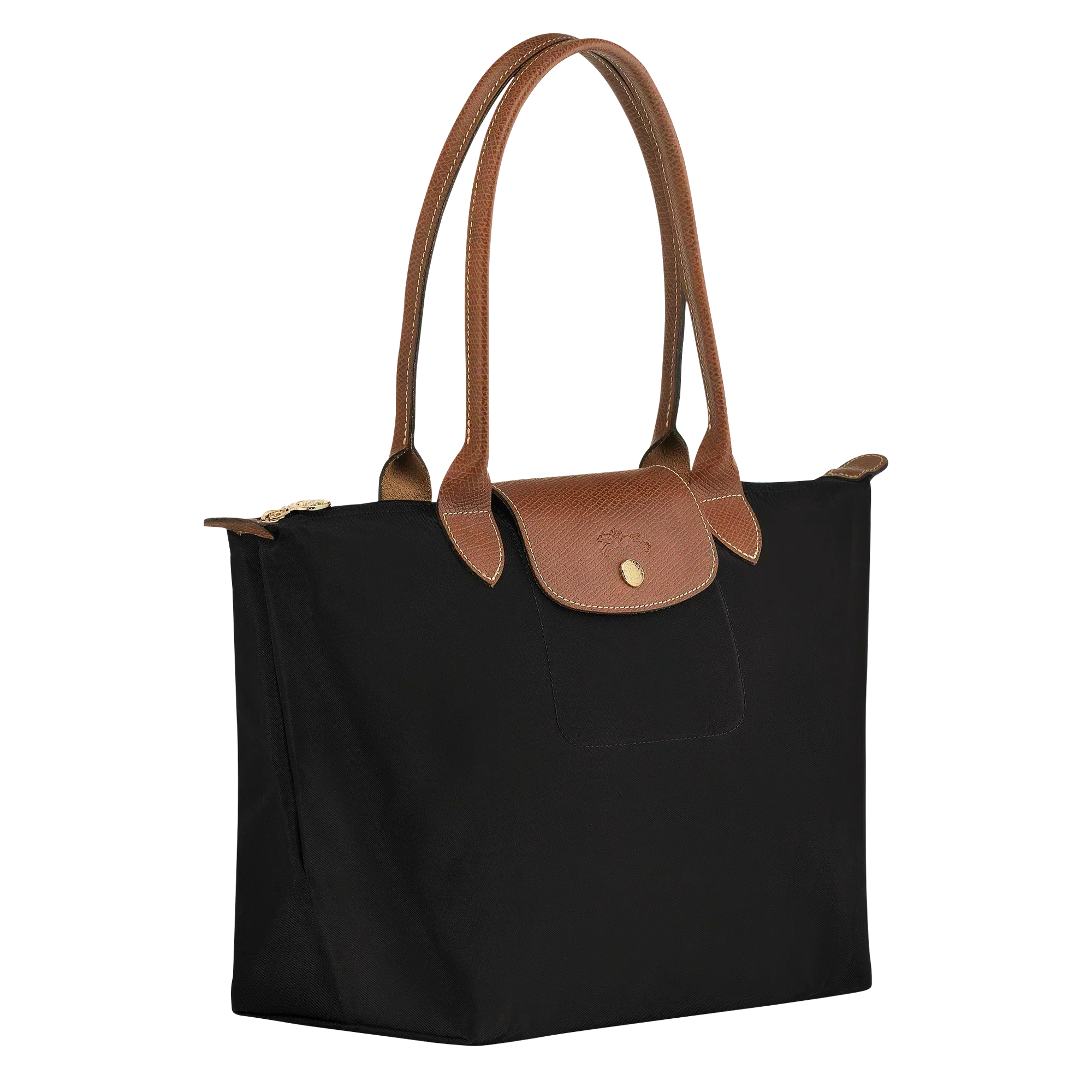 Schwarzer Falt-Shopper