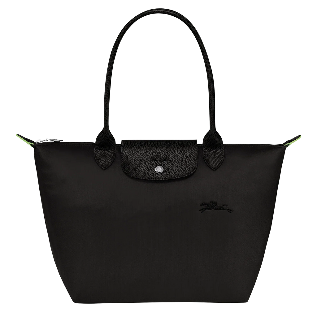 Schwarzer Falt-Shopper