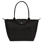 Schwarzer Falt-Shopper