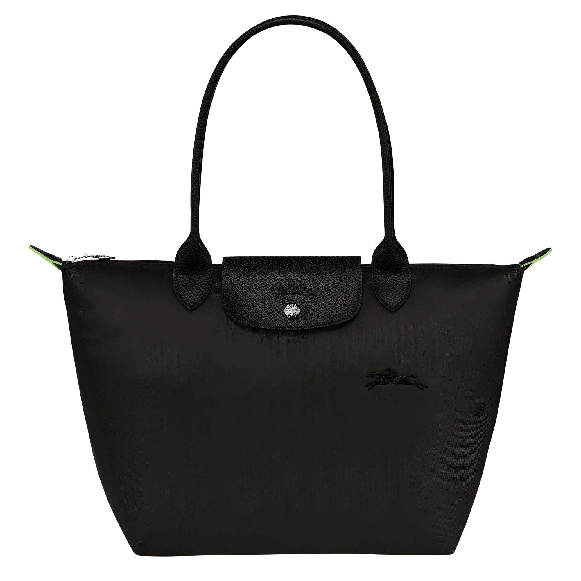 Schwarzer Falt-Shopper
