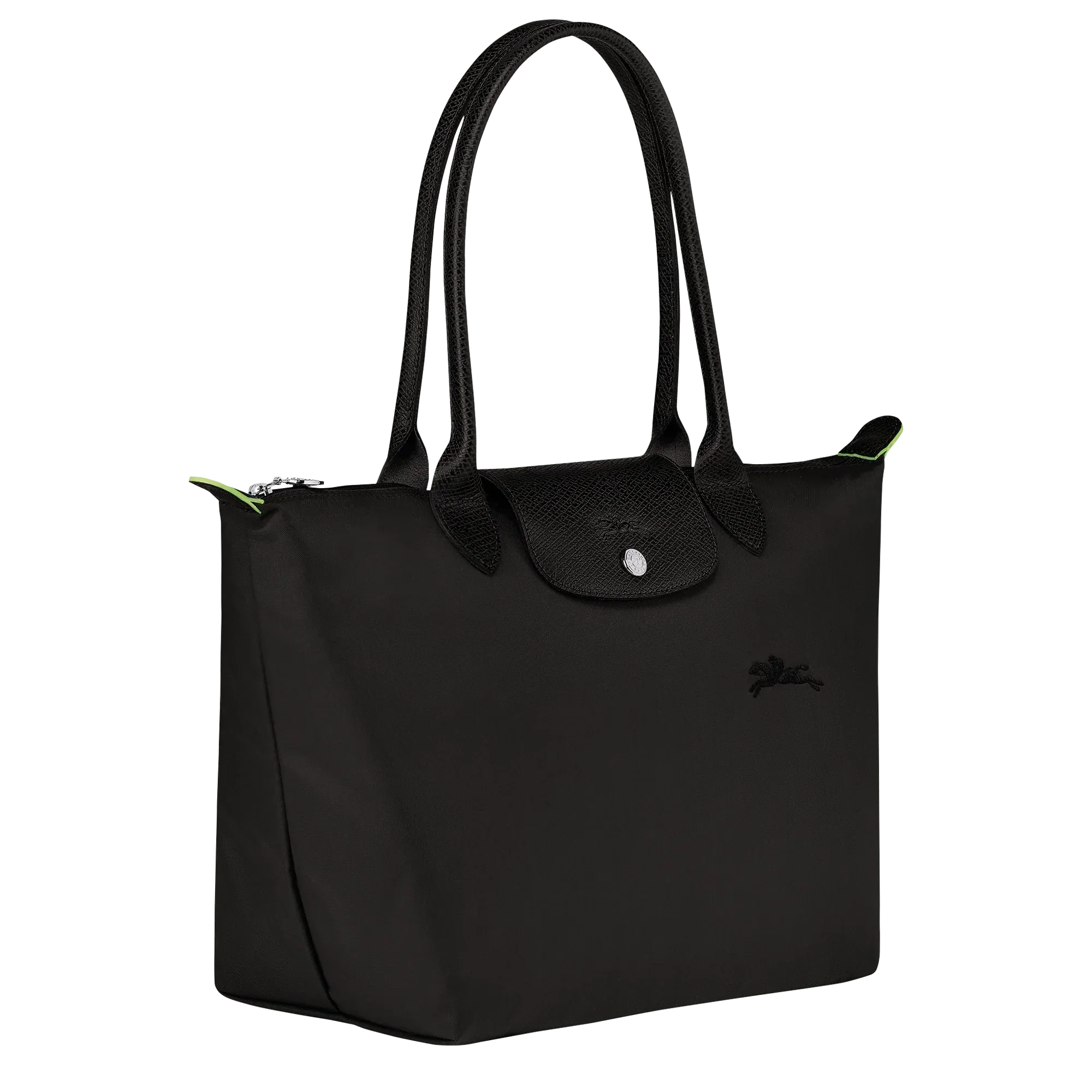 Schwarzer Falt-Shopper