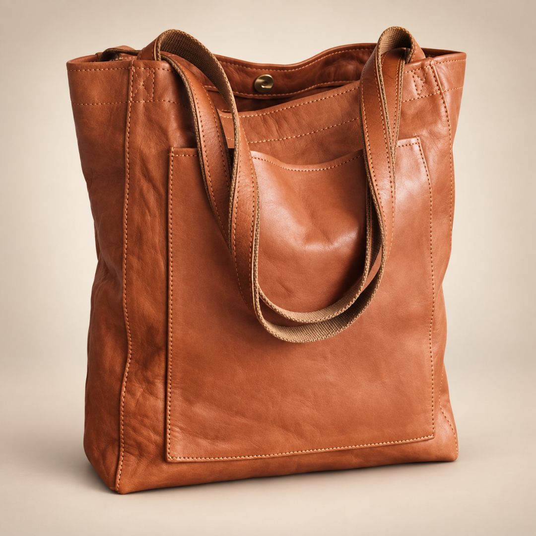 Lunara | Leder Tote-Bag