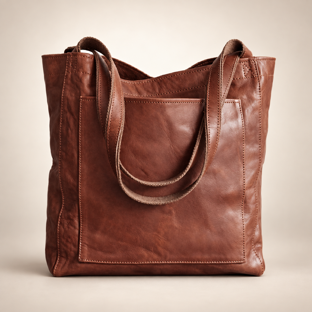 Lunara | Leder Tote-Bag