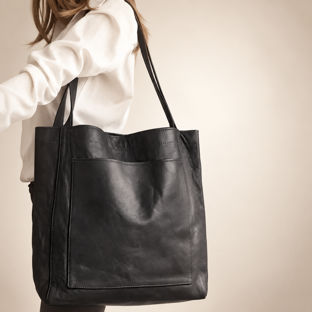 Lunara | Leder Tote-Bag