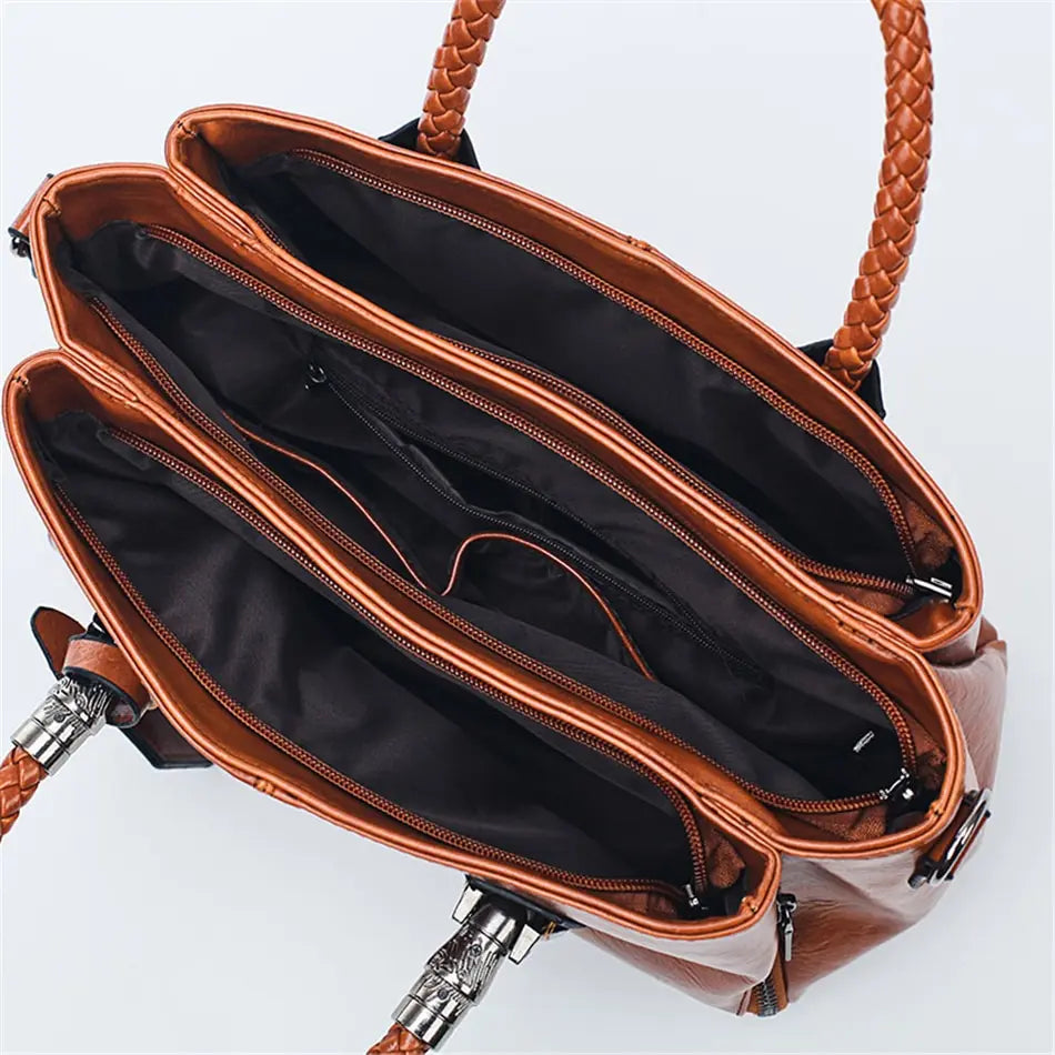 Amory | Elegante Lederhandtasche