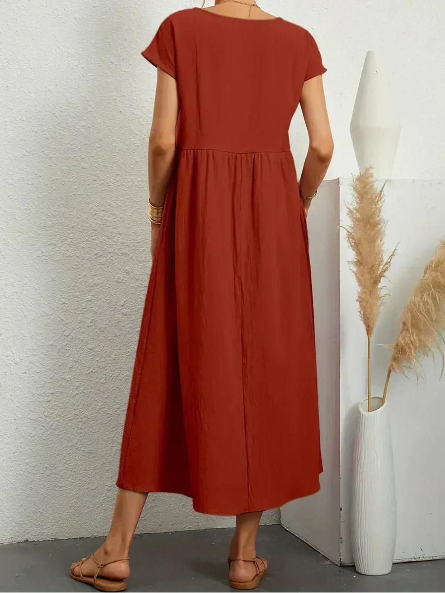 Anna™ – Stilvolles und Bequemes Midikleid