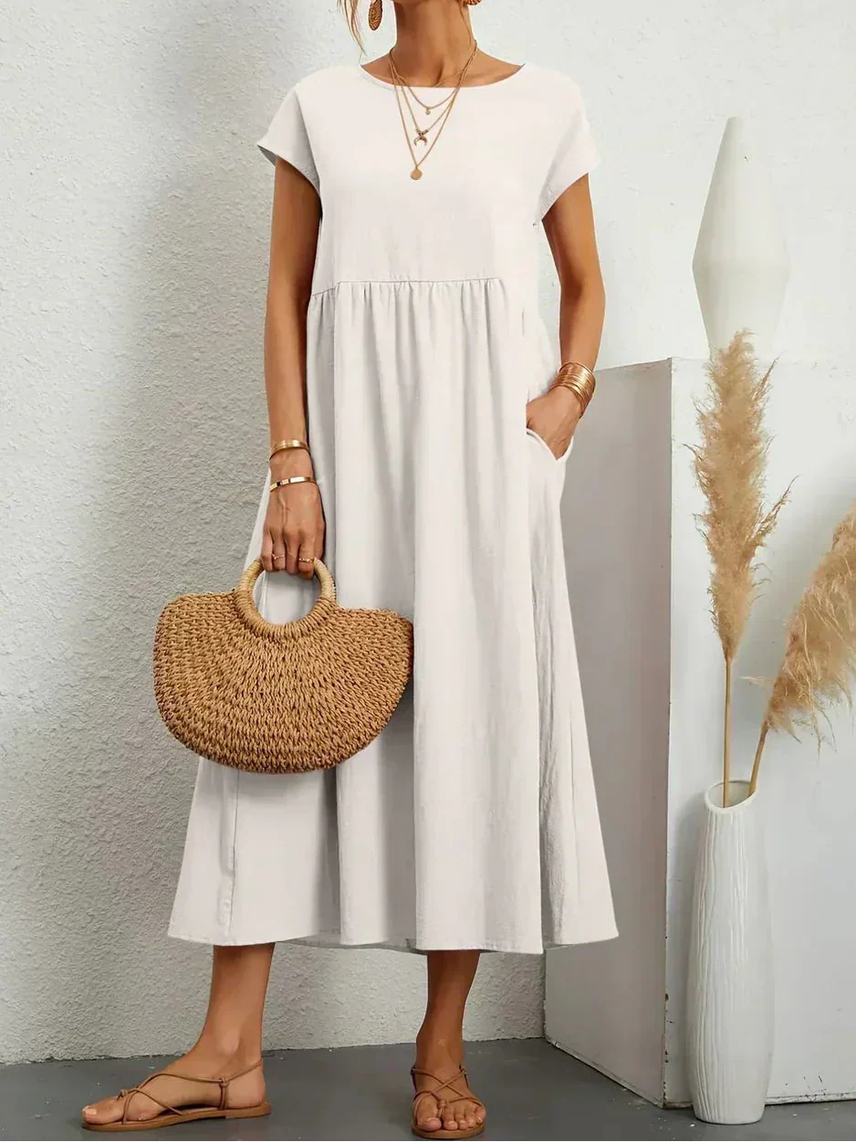 Anna™ – Stilvolles und Bequemes Midikleid