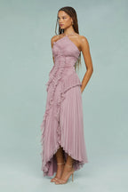 LIYANA | Ruffled Spiral Dress