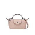 Rosa Mini Leder Handtasche