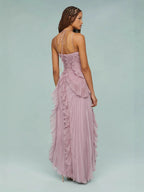 LIYANA | Ruffled Spiral Dress