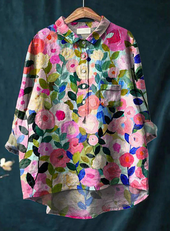 Anita | Vintage Französische Bluse im Retro-Stil