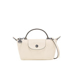 Mini Weißes Leder-Handtasche