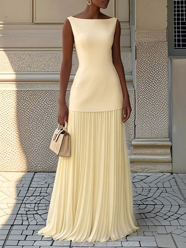 Sommerfeld | Maxikleid mit Falten