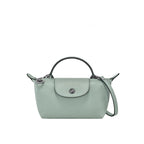 Mini Leder Handtasche – Helles Blau