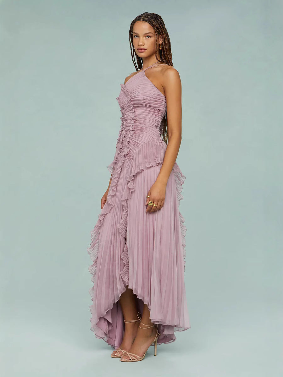 LIYANA | Ruffled Spiral Dress