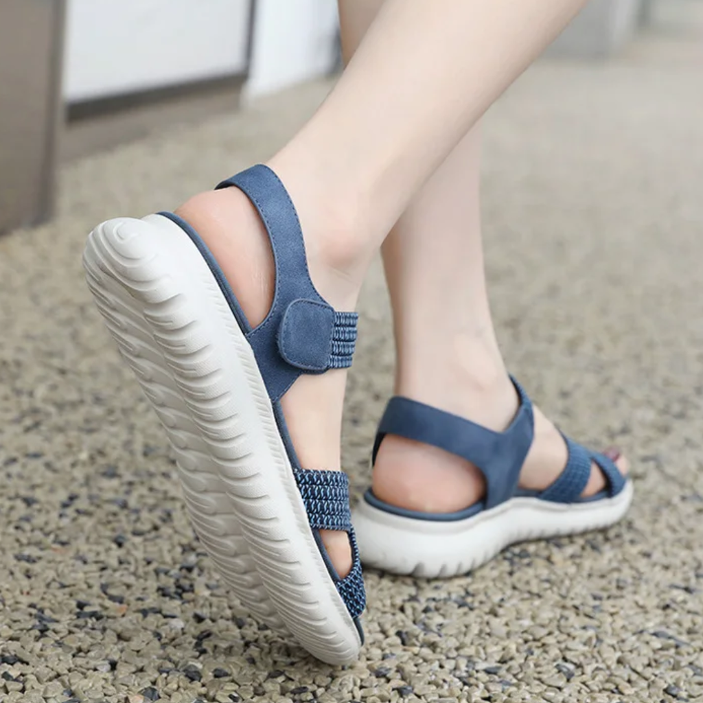 Sommerfeld | Komfortable Leichtgewicht-Sandalen mit elastischem Halt