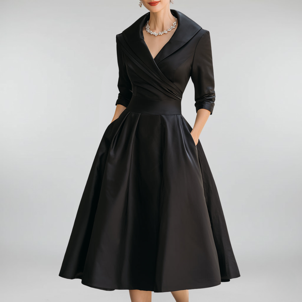 Lea™ - Stilvolles Midikleid mit feiner Eleganz