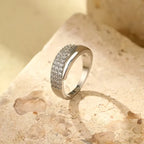 Sommerfeld | Eleganter Goldring mit funkelnden Steinen (Kaufe 1, erhalte 1 kostenlos)