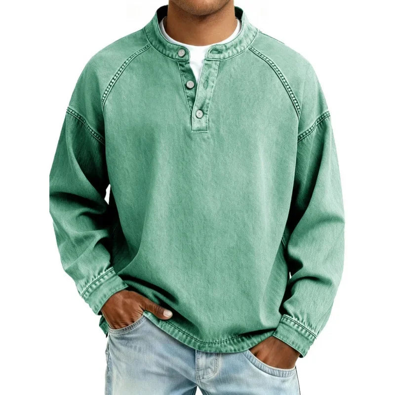 Sommerfeld | Herren Vintage Hemd mit Knopfleiste" 

Rewritten: "Sommerfeld | Herren Vintage Button-Up Shirt
