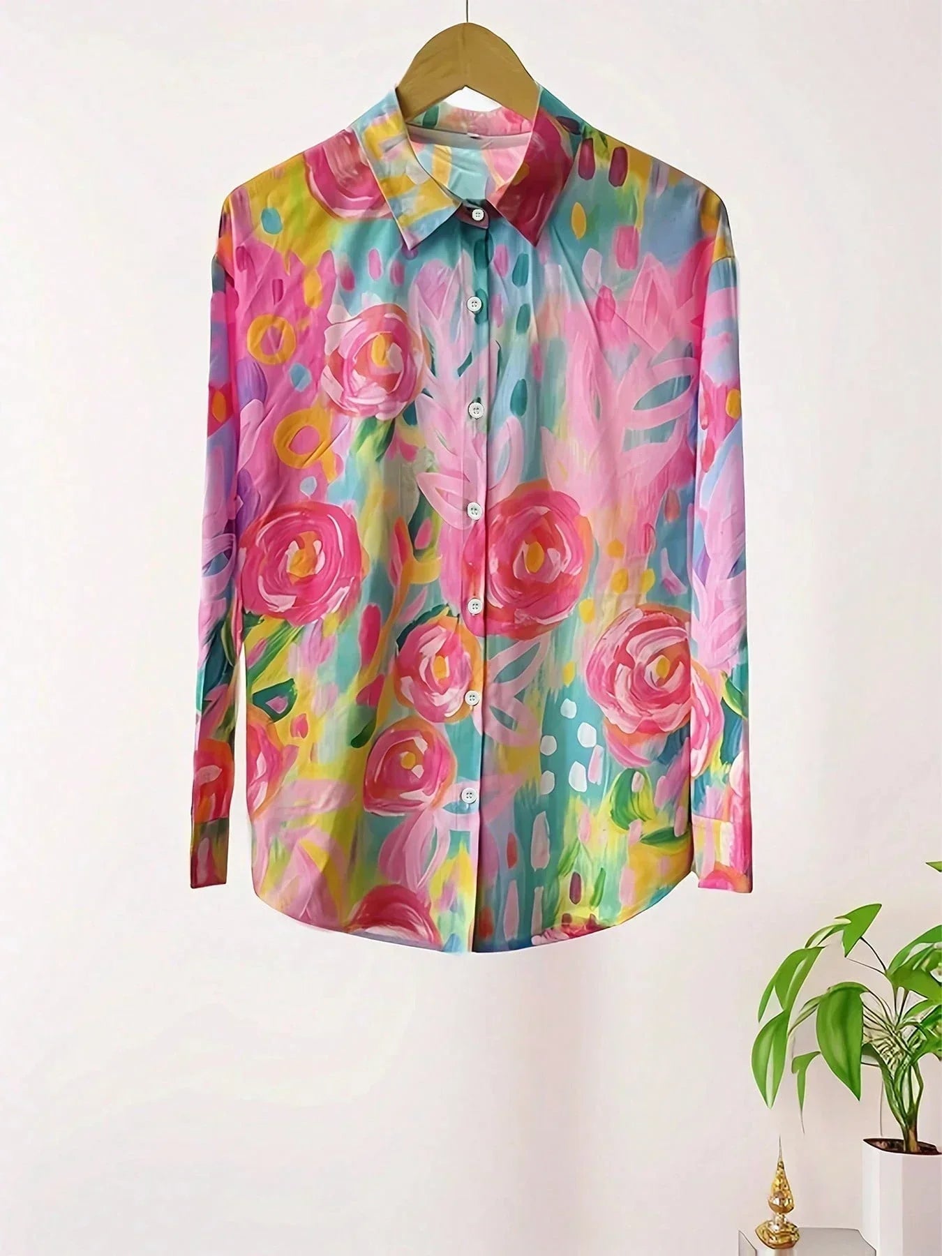 Astrid | Farbige Musterbluse