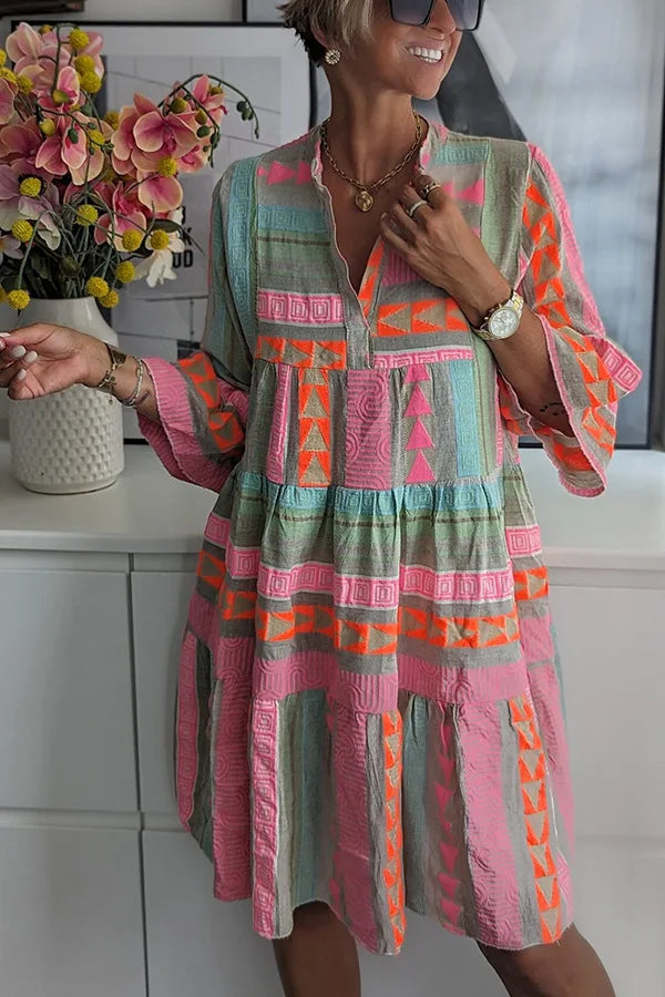 Wayne™ - Artisan-Made Linen-Cotton Weekend Dress