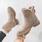 Sommerfeld™ | Gefütterte Winterstiefel mit seitlichem Zipper