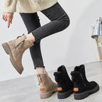 Sommerfeld™ | Gefütterte Winterstiefel mit seitlichem Zipper