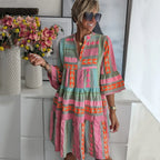 Wayne™ - Artisan-Made Linen-Cotton Weekend Dress