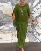 Shina™ - Elegantes Maxi-Kleid mit Fließendem Design