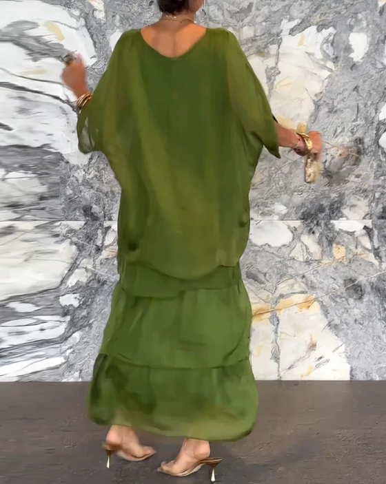 Shina™ - Elegantes Maxi-Kleid mit Fließendem Design