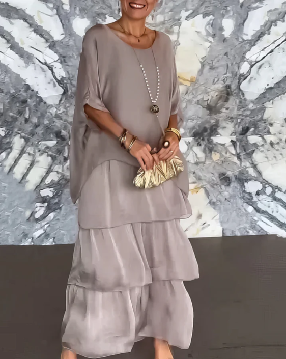 Shina™ - Elegantes Maxi-Kleid mit Fließendem Design