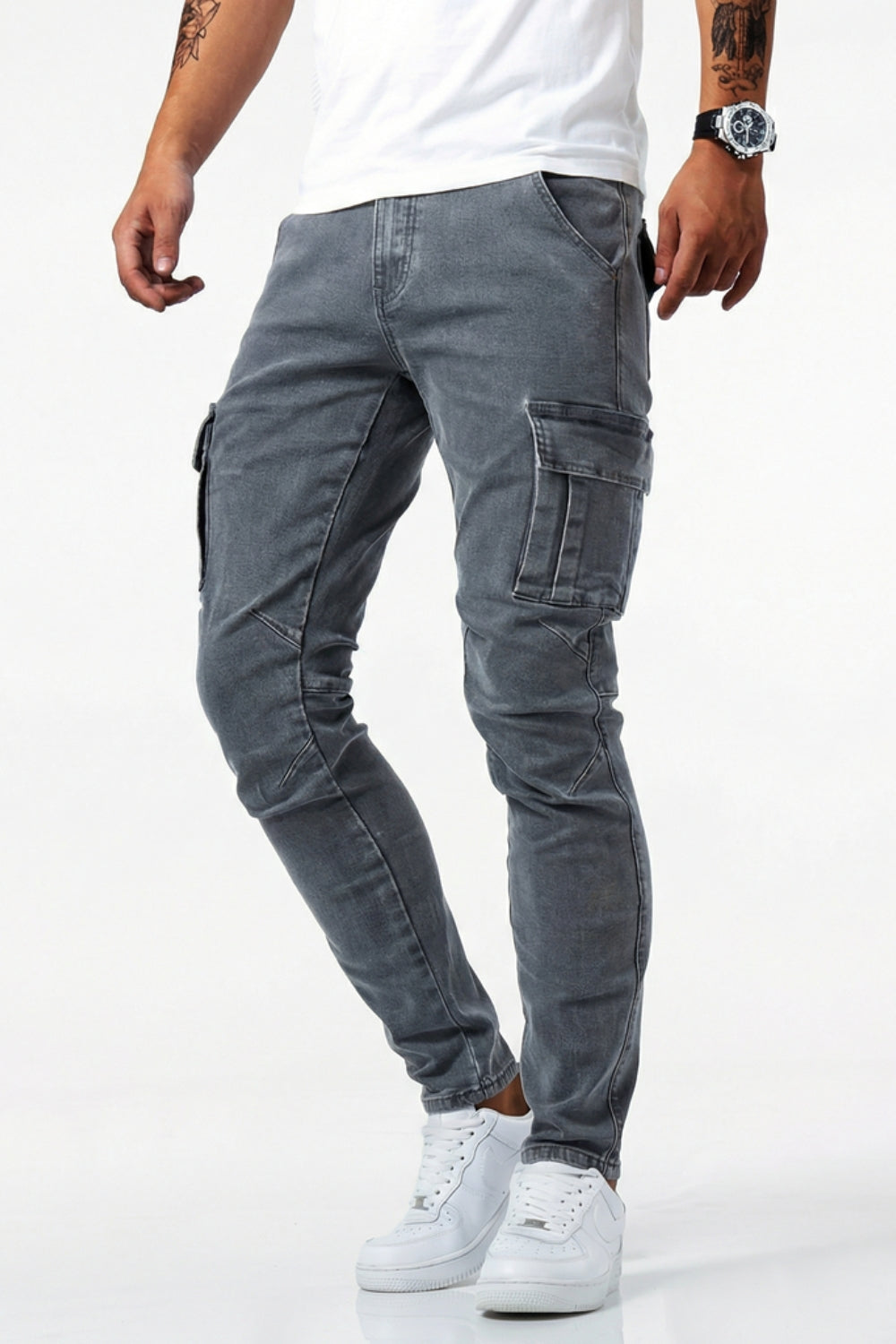 Sommerfeld | Herren Elastische Cargo-Jeans (Kaufe 1, Erhalte 1 GRATIS)