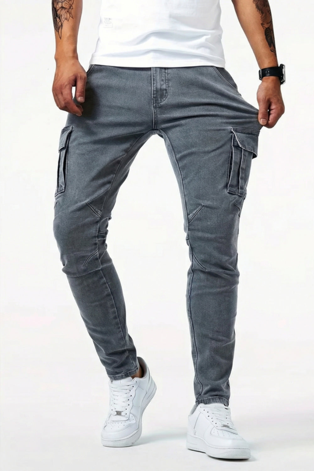 Sommerfeld | Herren Elastische Cargo-Jeans (Kaufe 1, Erhalte 1 GRATIS)