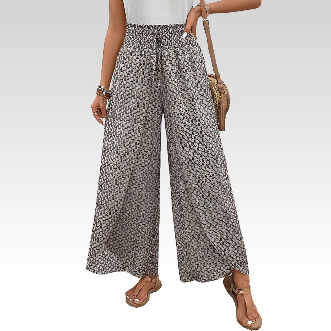 Sommerfeld | Lisette Geometrisch Gemusterte Weitbeinige Hose